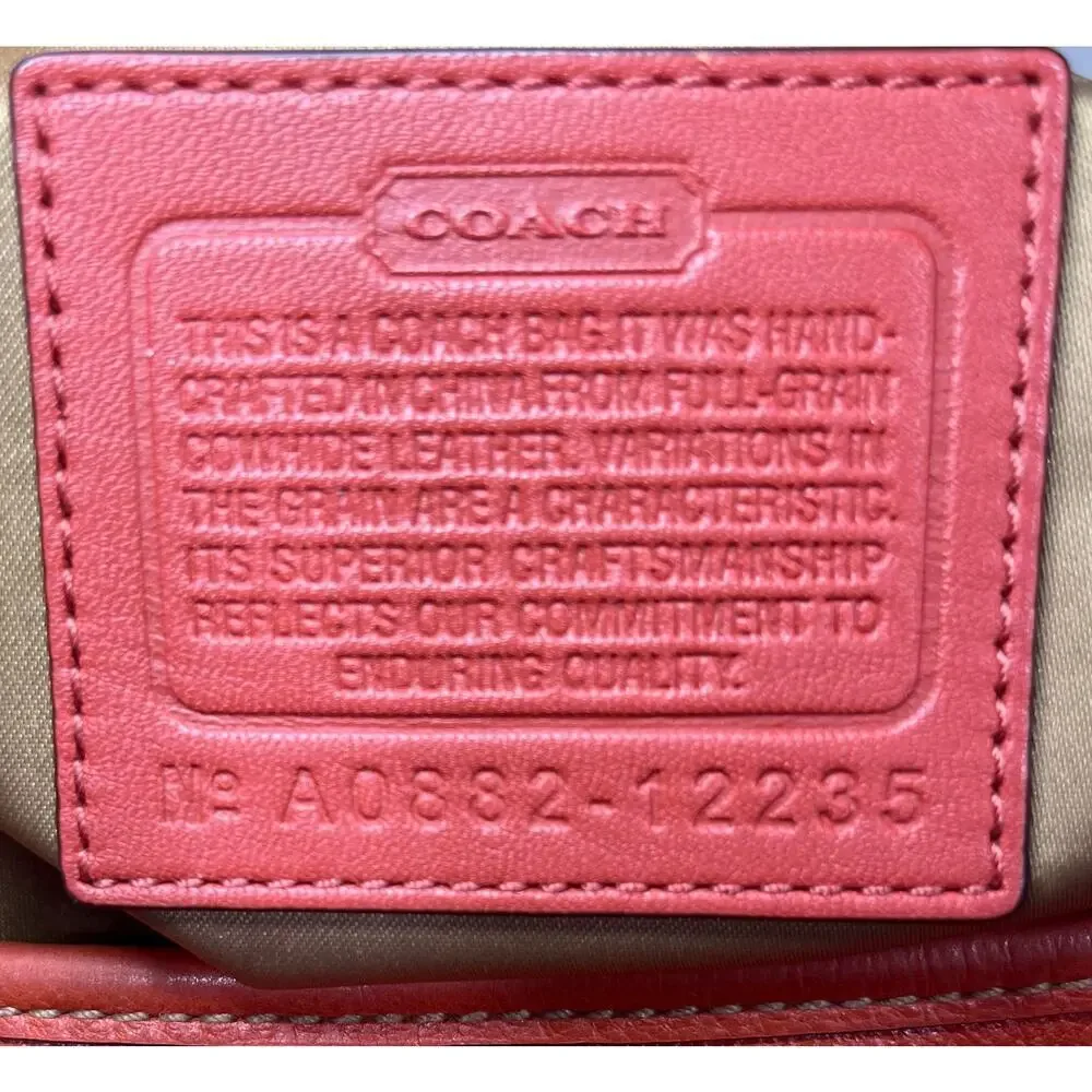 Y2K Coach 12235 Ergo Pleated Hobo Bag
